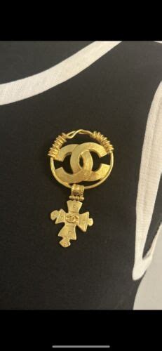 broche chanel maltese cross vintage|Chanel CC Byzantine Maltese Cross Brooch 24k Gold Plated .